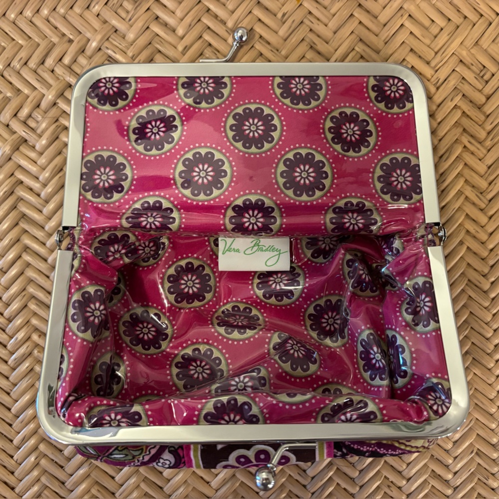 Vera Bradley Pink Brown Paisley bag - Picture 7 of 10